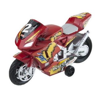 Red Hot Wheels Motorcycle Motor with Drivers racing Toy For Kids Size