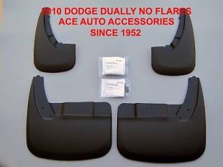2010 2012 DODGE RAM DUALLY WITH FRONT FLARES CUSTOM MOLDED MUD FLAPS 4
