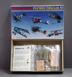 ESCI MODEL KIT RED BARON FLYING CIRCUS SET OF 6 PLANES #9025 1/72