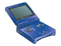Nintendo Game Boy Advance SP Pearl Blue Handheld System
