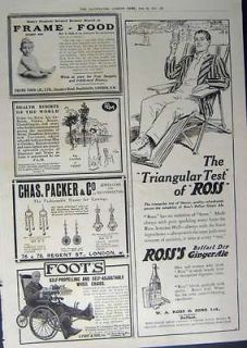 Print of 1912 Advertisement Ginger Ale Wheel Chair Food Jeweller