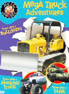 Real Wheels   Mega Truck Adventures DVD, 2004, Gift Box With Toy