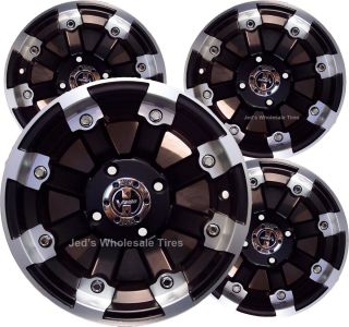 12 Rims Wheels for 2007 2013 Yamaha Grizzly 450 4x4 IRS 393 MBML