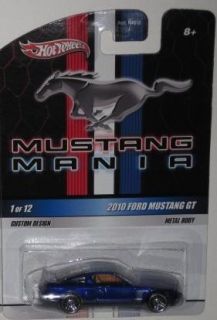 HOT WHEELS Mustang Mania 2010 Ford Mustang GT 1:64 scale Mattel NEW #1