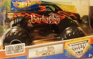 Hot Wheels Monster Jam Truck Barbarian 1 24 2011