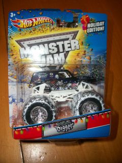 2012 Hot Wheels Monster Jam Truck Holiday Edition Son UVA Digger New