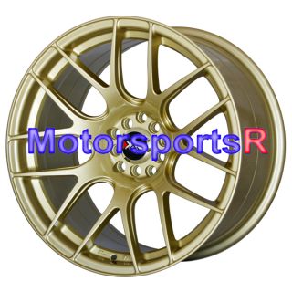 17 17x8 25 17x9 75 XXR 530 Gold Staggered Rims Wheels Concave Stance