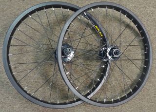 BMX Park Bike Wheels w Snafu Flip Flop Hubs Alex Rims 36 Spoke