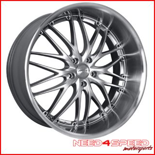 19 BMW E39 M5 MRR GT1 Silver Staggered Wheels Rims