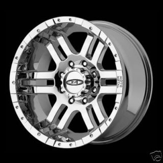 16 inch Chrome Moto Wheels Chevy HD Dodge H2 8 Lug Rims