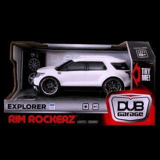 2011 Ford Explorer DUB Garage Rim Rockerz White Music Sounds 1 43 RARE
