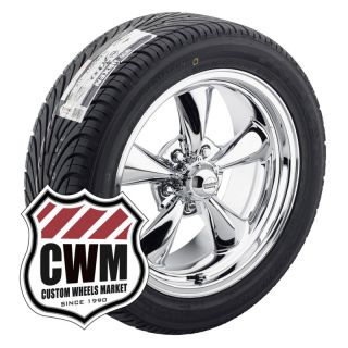 17x8 Chrome Wheels Rims Nexen Tires 245 45ZR17 for Mercury Cougar 69