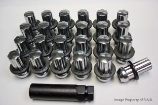 of lugnuts for 22 Ford F150 Harley Davidson Limited wheels Spline type