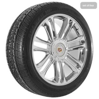 Cadillac 2009 Escalade platinum edition chrome wheels rims and tires