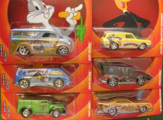 Hot Wheels 2013 LOONEY TUNES POP CULTURE SERIES Set of 6 from Case A