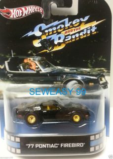 Hot Wheels Retro Smokey and The Bandit 77 Pontiac Firebird 1 64th