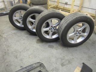 BMW E53 x5 La Wheel Star Spoke 69 18 Wheels Rims Tires Set