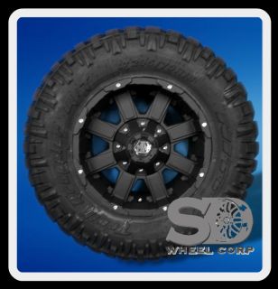  CHAOS 5X135 RIMS WITH LT 295 70 18 NITTO TRAIL GRAPPLER WHEELS TIRES