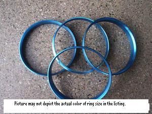 56 Metal Hubcentric Hub Centric Rings Ring Set BMW Wheels Rims