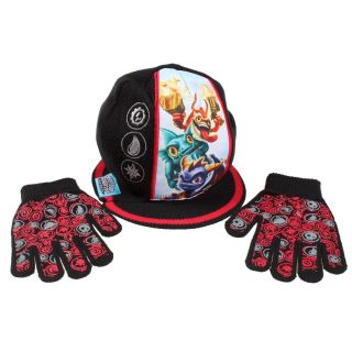 SKYLANDERS GIANTS Beanie Hat & Gloves Set SPYRO Winter Cap with RIM