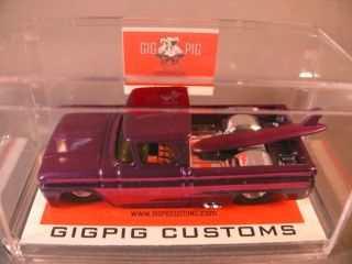 62 Chevy Pickup House of Kolor Purple Pearl Hot Wheels GigPig Customs
