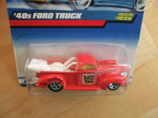 1999 Hot Wheels 1940s Ford Drag Racing Truck Fast Delivery with Chrome
