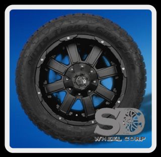 8x165 1 Rims with LT305 55 20 Nitto Terra Grappler Wheels Tires