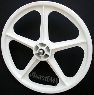 Skyway 20 Tuff Wheels II Old School BMX SEALED Mags White New Made in