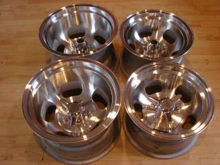  Ansen Sprint Slot 15x10 14x8 Mags Wheels Rim Bean GM 5 Lug 5x4 75