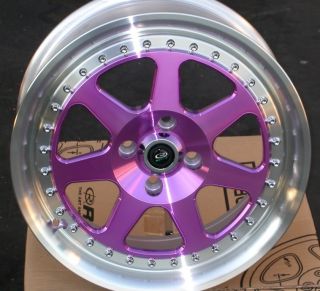 Rota J Mag 15x7 4x100 40 67 1 Royal Purple Rim Wheel