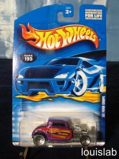 HOT WHEELS 32 FORD COUPE COLLECTOR NO. 195      HOTWHEELS