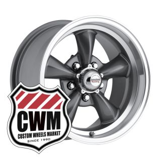  Charcoal Gray Wheels Rims 5x4 50 lug pattern for Ford Fairlane 66 70