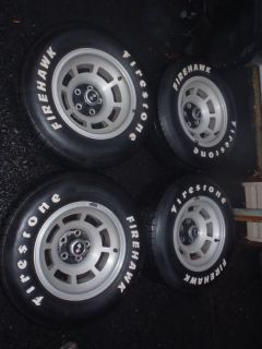 78 82 Corvette Factory Wheels with Caps Lugs and Tires Set of Four