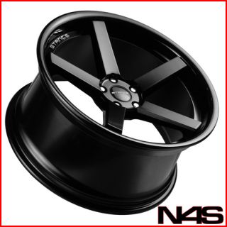 GS460 GS Stance SC 5IVE Black Concave Staggered Wheels Rims