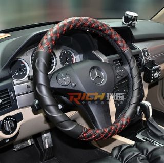 New Leather Car Steering Wheel Cover For BMW E30 E36 E46 E90 E92 M3 M5