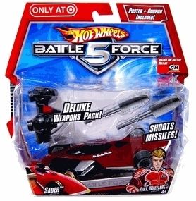 Hot Wheels Battle Force 5 Deluxe Weapons Pack Saber