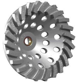 Pcs 24 Segment Spiral Turbo Diamond Cup Wheel Hard Concrete Stone