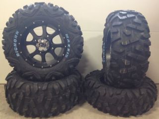 ITP SS108 14 Wheels Black 26 Maxxis Bighorn Tires Polaris Sportsman