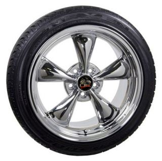 18 Fits Mustang® GT Bullitt Wheels Bullet Rims Tires Chrome