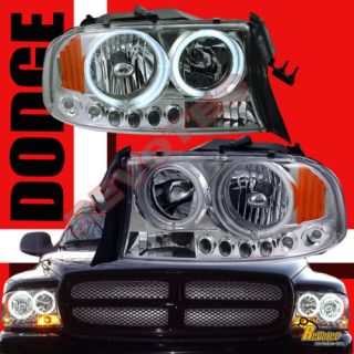 98 99 00 01 02 03 04 Dodge Dakota Durango Dual CCFL Halo Rims LED