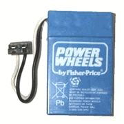 Power Wheels 6Volt 4Amp Blue Battery 00801 1457 Old 0801 0336