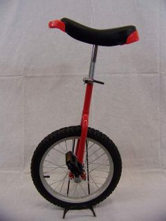 16  Unicycle Uni Cycle Cycle Aluminum Rims Red