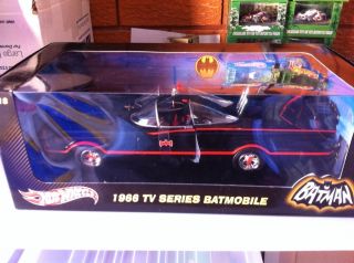 Hot Wheels Original Dark Knight 1966 TV Series Batman Batmobile 1 18