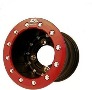 Rear Red Beadlock Wheels 10 10x9 3 6 4 115 Yamaha 350 Banshee