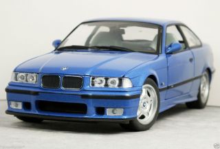 18 UT Models E36 BMW M3 Evolution Coupe Estoril Blue 1998 Mega