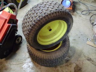 Deere L120 L130 Lawn Tractor Rear Tires Wheels 22 x 9 50 12