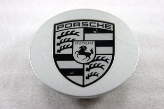 Porsche Center Cap Silver w Black Crest 7L5 601 149A F 78mm