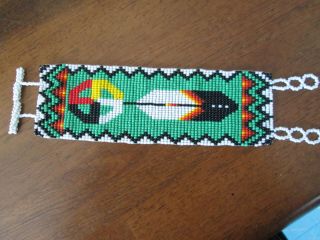 medicine wheel feathers hand beaded native central american indian