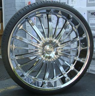 26 Wheels Tires Akuza Belle Tahoe Silverado Cadillac