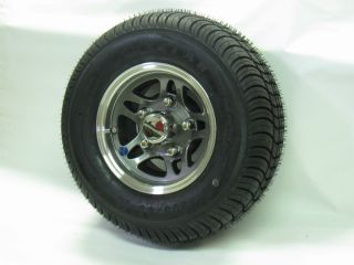 10 Aluminum Trailer Tire Wheel Assemblies 205 65 10 20 5x8 0 10 LRD
